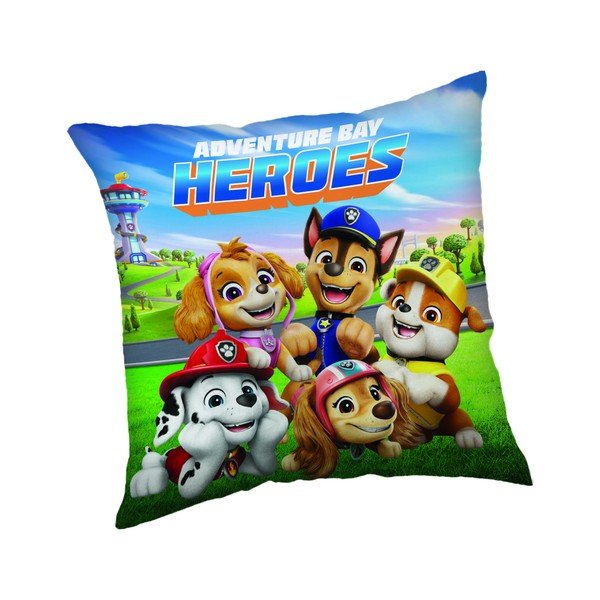Iš mikropliušo vaikiška pagalvė 40x40 cm Tlapková patrola Heroes – Jerry Fabrics