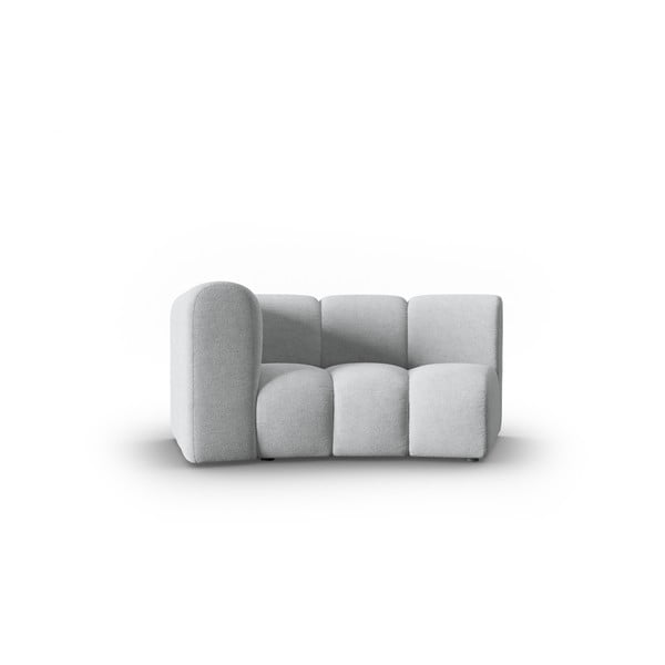Modulinė sofa šviesiai pilkos spalvos (su kairiuoju kampu) Lupine – Micadoni Home