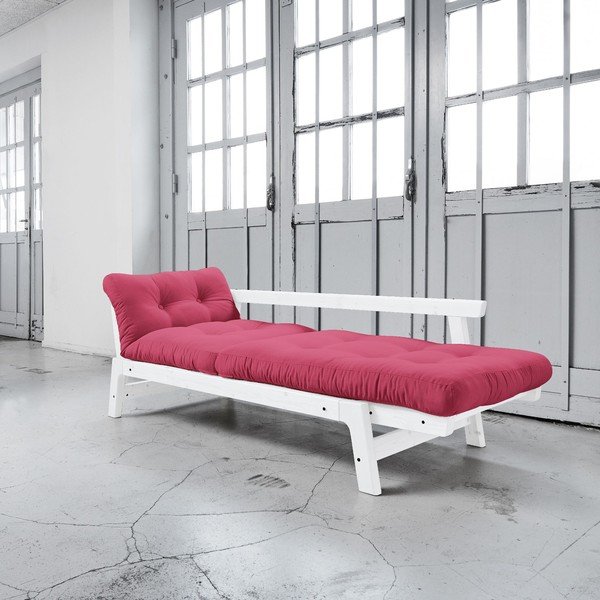 Sofa lova "Karup Step" balta/magenta-image-2