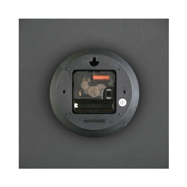 Juodas sieninis laikrodis Versa In Time, ⌀ 32,7 cm-image-2