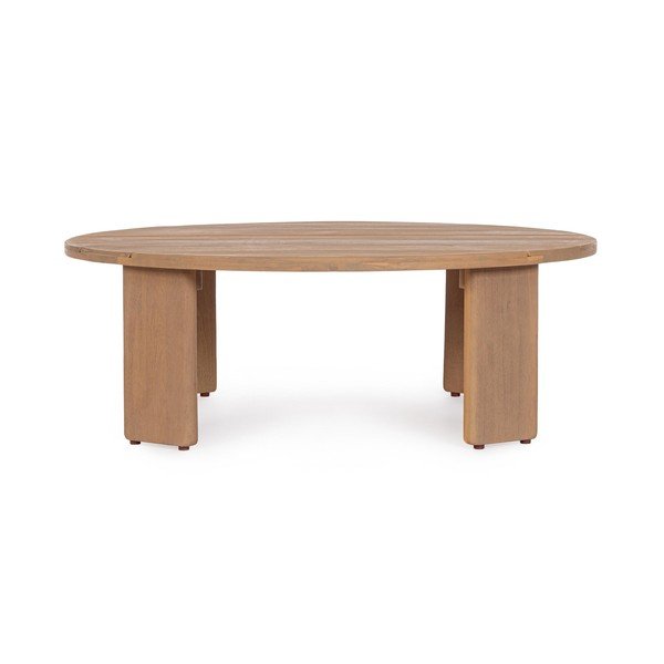 Iš akacijos masyvo sodo kavos staliukas 80x100 cm Pablo – Bizzotto