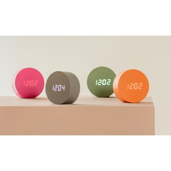 Skaitmeninis žadintuvas ø 9 cm Spry Round – Karlsson-image-1