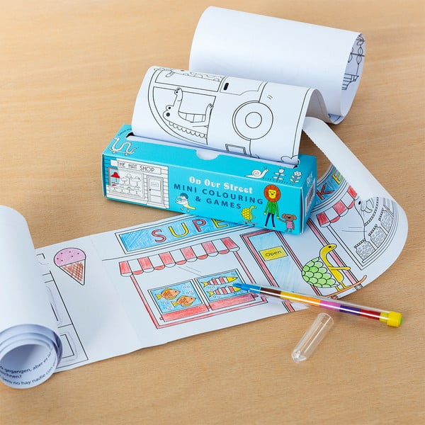 Spalvinimo knygelė On Our Street – Rex London-image-1