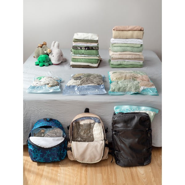 Vakuuminiai drabužių krepšiai 6 vnt. Roll Up S/M/L – Compactor-image-1