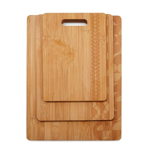3 bambukinės pjaustymo lentelės (30x39,5 cm) - Cooksmart ®