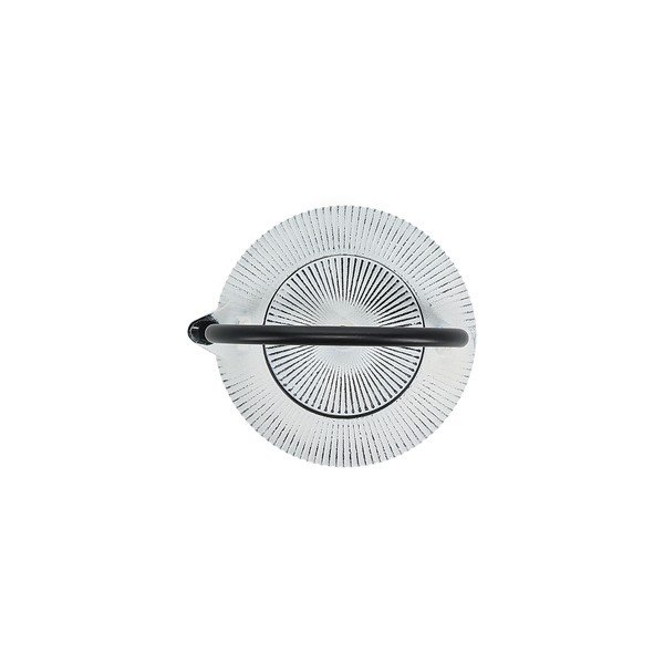 Juodos ir baltos spalvos iš ketaus su koštuvu arbatinukas 350 ml Sencha – S|P Collection-image-4