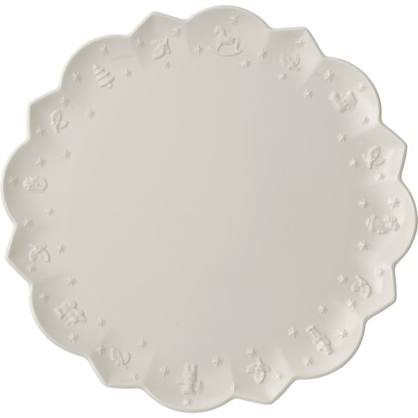Balta porcelianinė lėkštė su kalėdiniu motyvu Villeroy & Boch, ø 33,7 cm