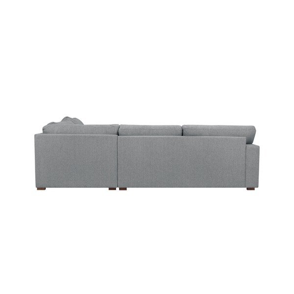 "Windsor & Co Sofos Daphne" pilka kampinė sofa, dešinysis kampas-image-2