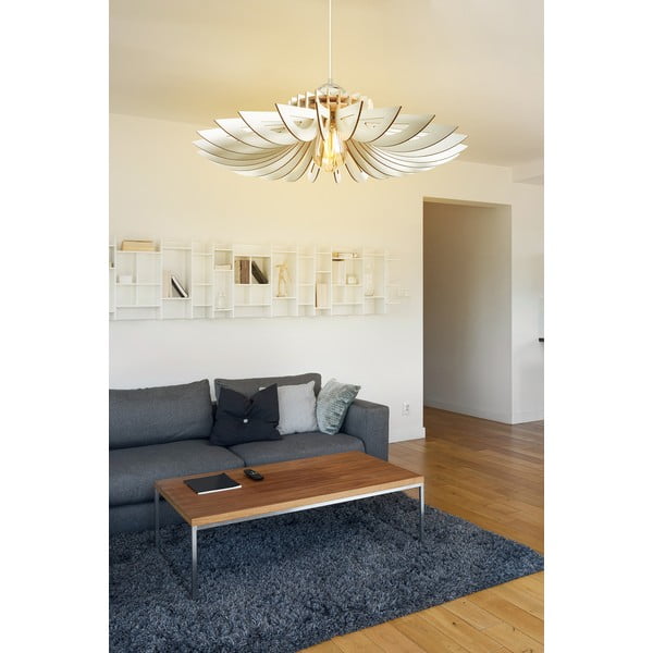 Kabantis šviestuvas baltos spalvos ø 68 cm – Opviq lights-image-2