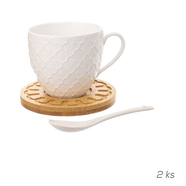 2 porcelianinių puodelių rinkinys po 250 ml Whiteline - Orion-image-1