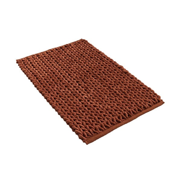 Terakotos spalvos vonios kilimėlis 50x80 cm Ariel – douceur d'intérieur-image-4