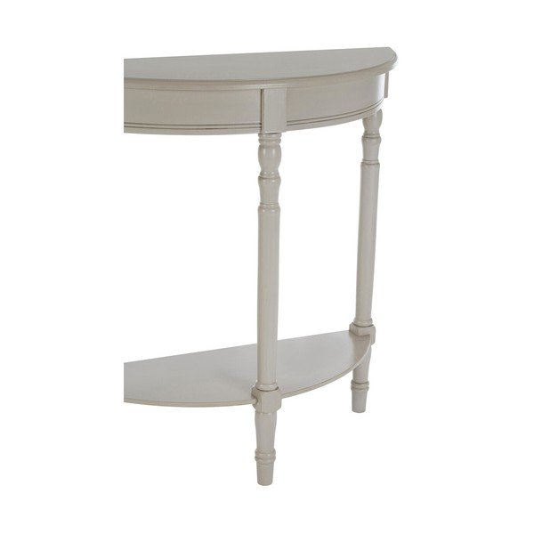 Pilkos spalvos iš pušies masyvo konsolinis staliukas 30x80 cm Heritage – Premier Housewares-image-3