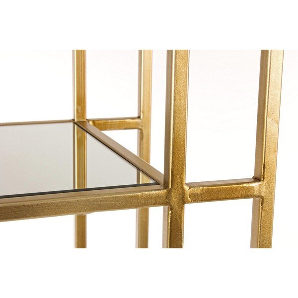 Auksinės spalvos iš plieno knygų spinta  68x172,5x28 cm Elenor – Bizzotto-image-4