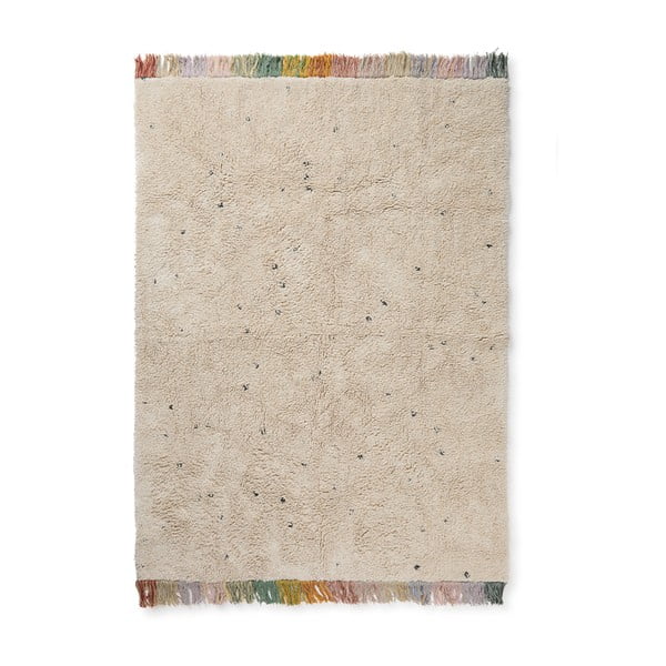 Skalbiamas/rankų darbo kreminės spalvos iš medvilnės vaikiškas kilimas 120x160 cm Stardust – Lorena Canals
