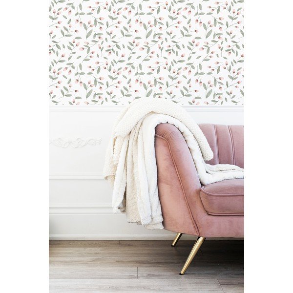 Vaikiški tapetai iš neaustinio audinio 10 m x 50 cm Flower Buds – Lilipinso-image-3