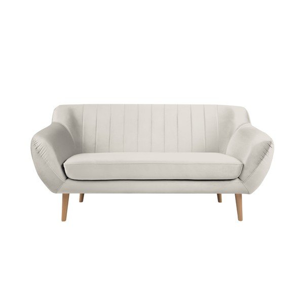 Kreminė dvivietė sofa Mazzini Sofas Benito