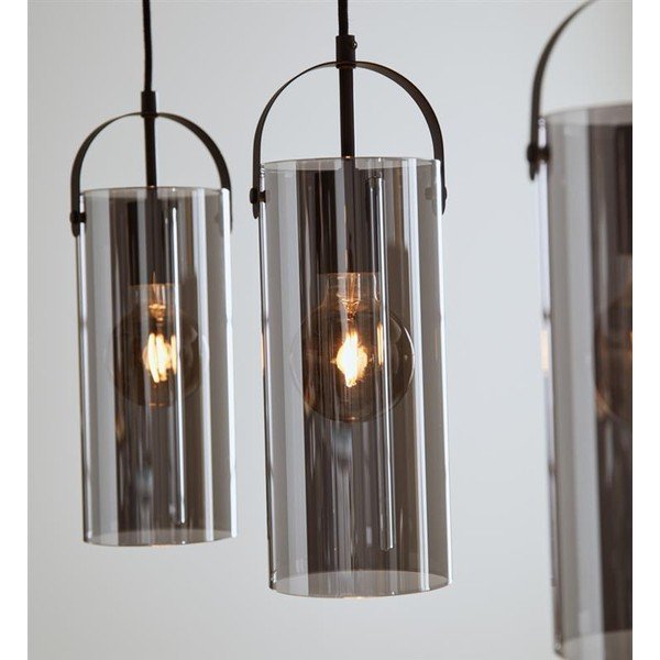 Juodas pakabinamas lubinis šviestuvas Markslöjd Glory, 3 lemputės-image-1