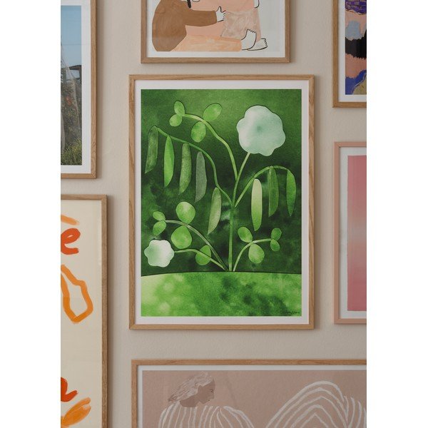 Plakatas 50x70 cm Peas in Bloom – Anna Ravn Bjørn – The Poster Club-image-1