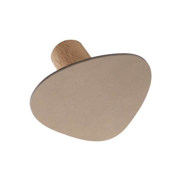 Sieninis pilkai smėlinės spalvos iš plieno kablys Dot S Nupo – LIND DNA