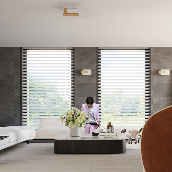 Lubinis šviestuvas natūralios spalvos 40x47.5 cm su stiklo gaubtu Parola – Sollux-image-4