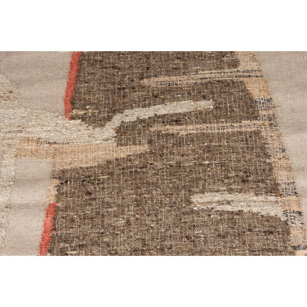 Rudos spalvos/smėlio spalvos iš vilnos kilimas 160x230 cm Briton – Dutchbone-image-2