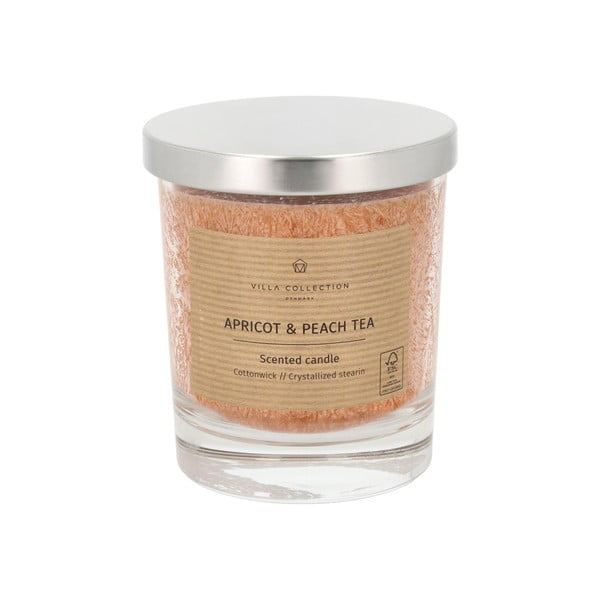 Aromatinė žvakė degimo laikas 40 h Kras: Apricot & Peach Tea – Villa Collection