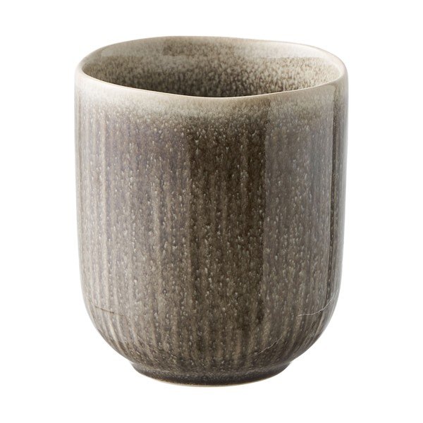 Pilkai smėlinės spalvos iš molio puodeliai 4 vnt. 360 ml Viola – House Nordic-image-2