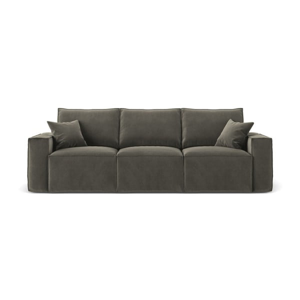 Tamsiai pilka sofa "Cosmopolitan Design Florida", 245 cm