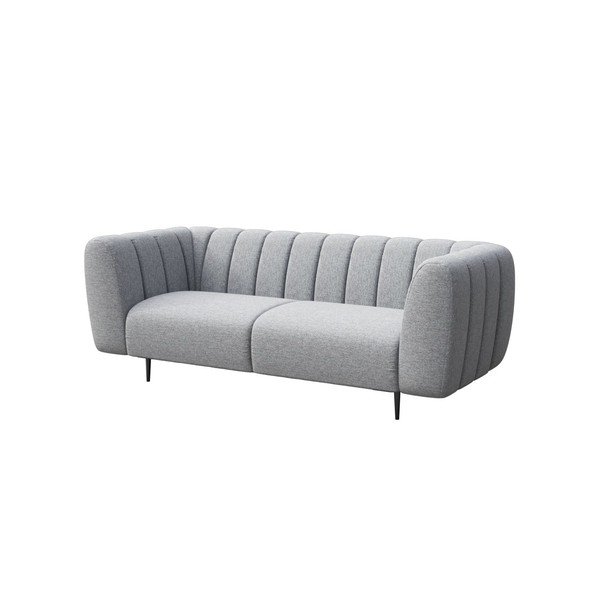 Sofa šviesiai pilkos spalvos 210 cm Shel – Ghado-image-2