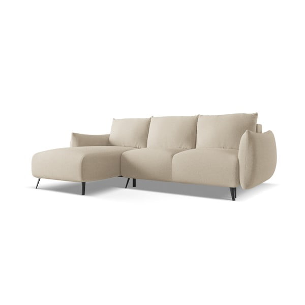 Smėlio spalvos kampinė sofa (su kairiuoju kampu) Malie – Makamii-image-2