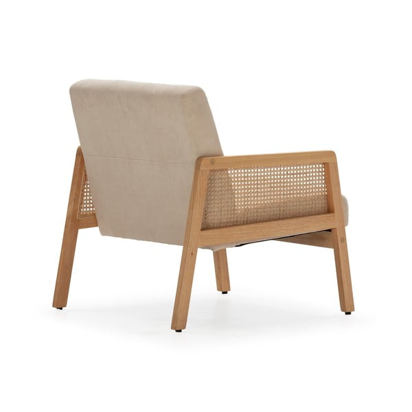 Smėlio spalvos iš kordinio velveto austas krėslas Debra – Marckeric-image-4