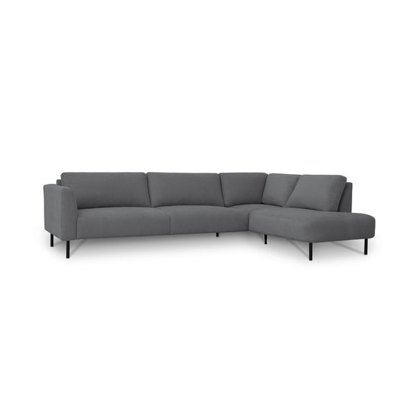 Kampinė sofa tamsiai pilkos spalvos (su dešiniuoju kampu) Hero – Scandic-image-2
