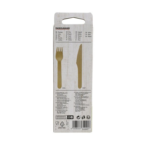 30 medinių šaukštų rinkinys Fackelmann Nature-image-2