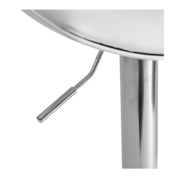 Iš dirbtinės odos reguliuojamo aukščio baro taburėtės baltos spalvos 2 vnt. (sėdynės aukštis 56,5 cm) – Casa Selección-image-4