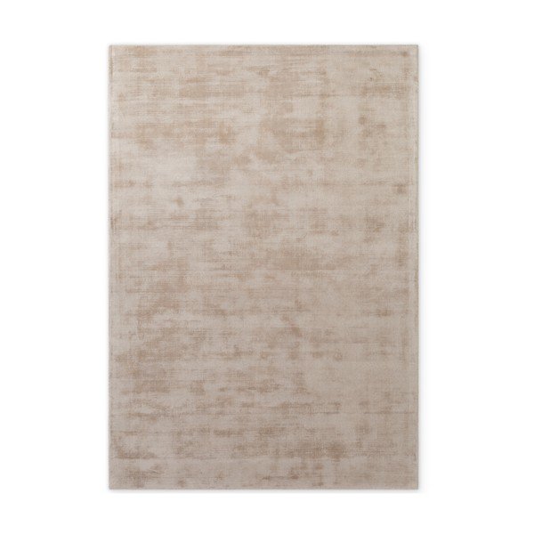 Rankų darbo smėlio spalvos iš viskozės kilimas 80x150 cm Noemi – Vikosa