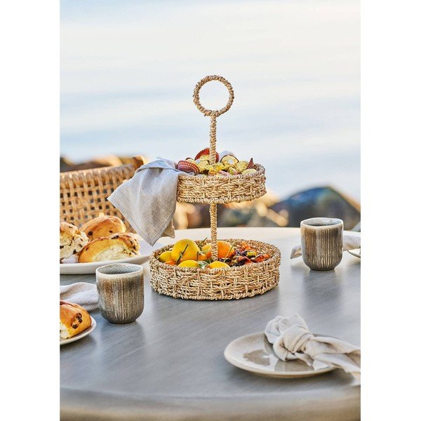 Pilkai smėlinės spalvos iš molio puodeliai 4 vnt. 360 ml Viola – House Nordic-image-3