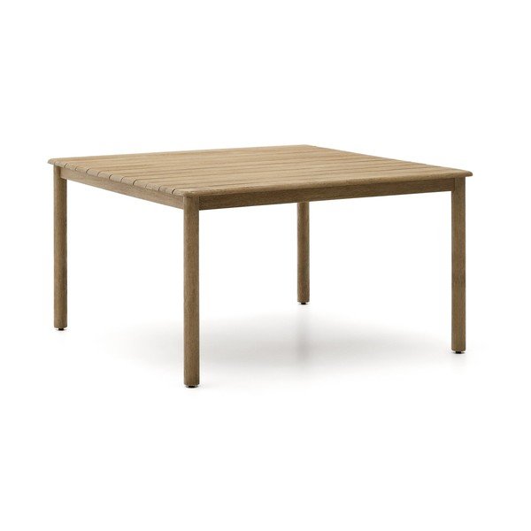 Iš akacijos masyvo sodo valgomojo stalas 135x135 cm Sori – Kave Home