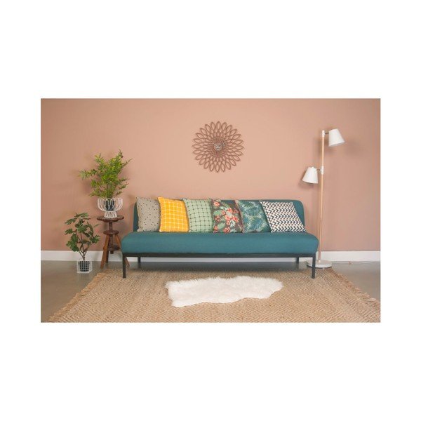 Pagalvė su užpildu Plytelės Geltonos spalvos, 45x45 cm-image-3