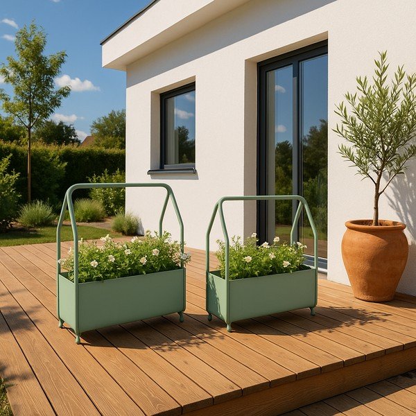 Vazonas gėlėms 52 cm Keyra   – Bizzotto-image-1
