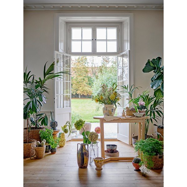 Iš terakotos vaza kreminės spalvos (aukštis 22 cm) Avie – Bloomingville-image-1