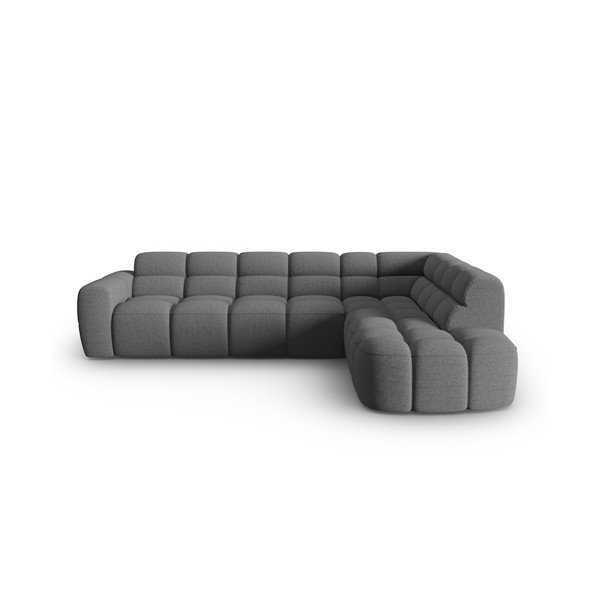 Kampinė sofa pilkos spalvos Lisa – Micadoni Home