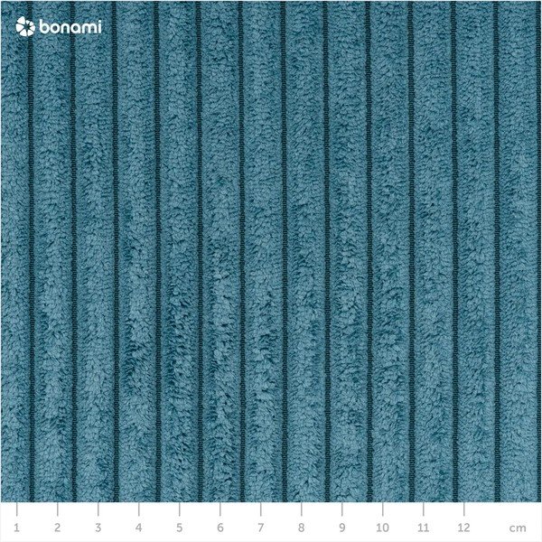 Modulinė sofa mėlynos spalvos iš kordinio velveto (su kairiuoju kampu) Nihad modular – Bobochic Paris-image-4