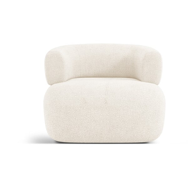 Iš boucle krėslas smėlio spalvos Jenny – Micadoni Home-image-2