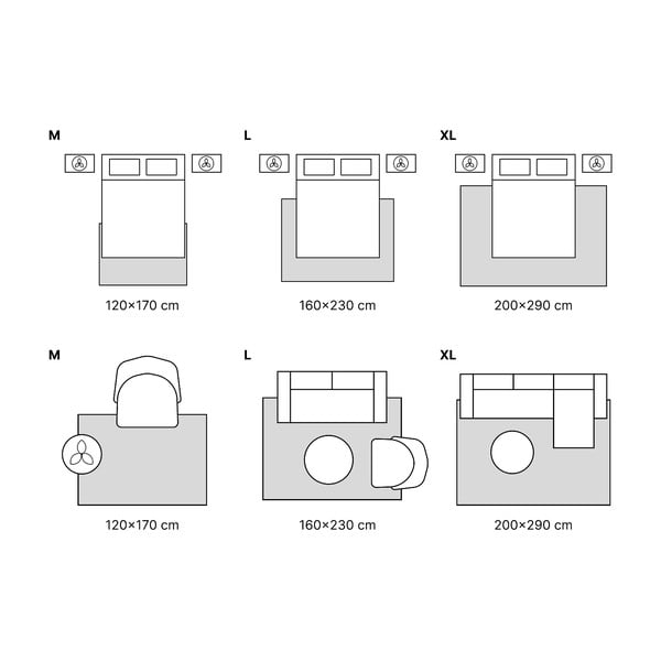 Lauko kilimas smėlio spalvos 152x230 cm Oria – Universal-image-3