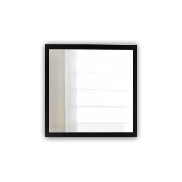 4 sieninių veidrodžių su juodais rėmais rinkinys Oyo Concept Setayna, 24 x 24 cm