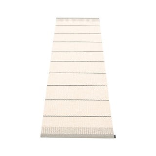 Šviesiai pilkos spalvos/kreminės spalvos lauko kilimas 60x200 cm Belle Warm Grey – Pappelina