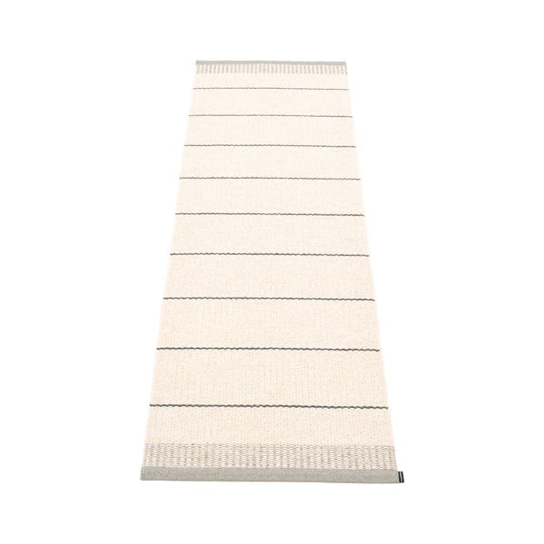 Šviesiai pilkos spalvos/kreminės spalvos lauko kilimas 60x200 cm Belle Warm Grey – Pappelina