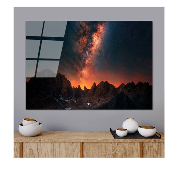Paveikslas ant stiklo 100x70 cm Night Sky - Wallity-image-2