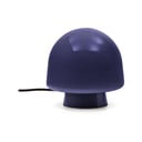 Tamsiai mėlynos spalvos stalinis šviestuvas (aukštis 20 cm) su stiklo gaubtu Reig – Kave Home