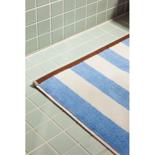 Mėlynos spalvos iš tekstilės vonios kilimėlis 50x80 cm Gobo – noo.ma-image-3